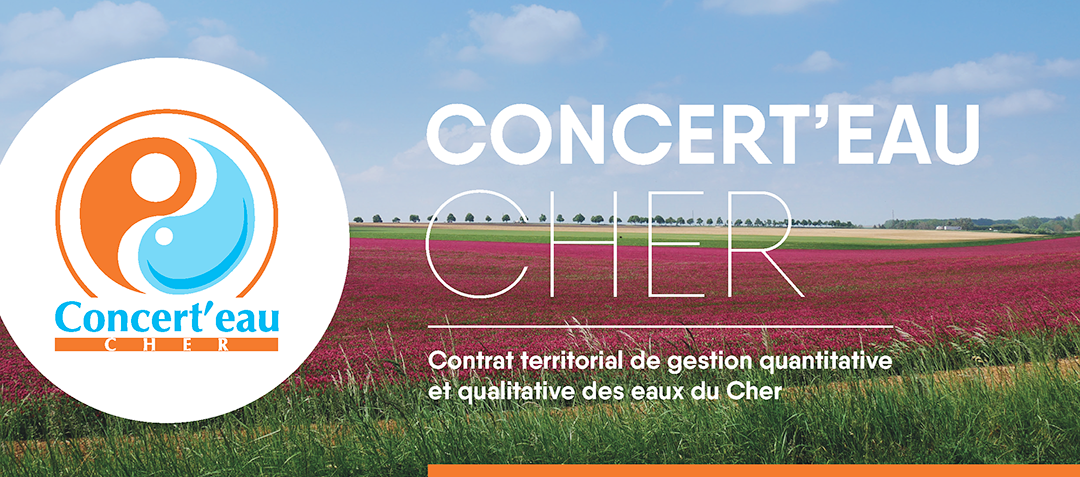 bandeau avec le logo de concert'eau