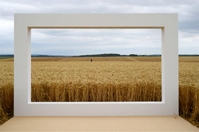 Image d'un paysage encadré