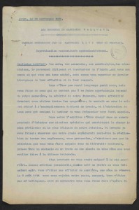 Avord, le 25 septembre 1916, aux obsÃ¨ques du capitaine Macquart